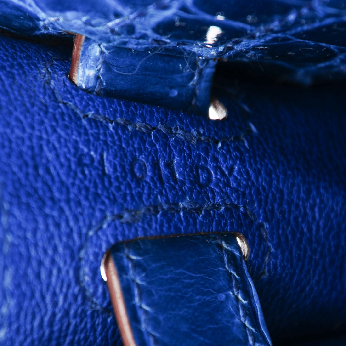 Shiny Niloticus Crocodile Kelly Cut Pochette Mykonos