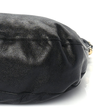 Mulberry Soft Spongy Pebbled Calfskin Large Daria Hobo Black 8 of 8