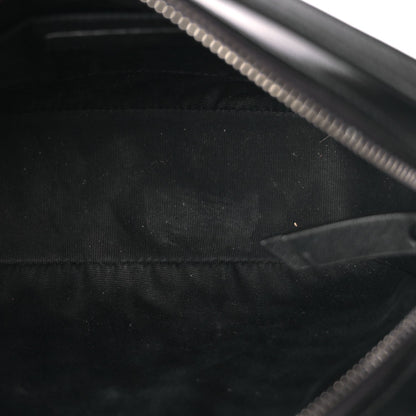Saint Laurent Calfskin Matelasse Monogram Monochrome Lou Camera Bag Black 4 of 8