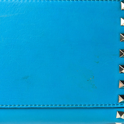 Valentino Garavani Vitello Rockstud Double Handle Tote Parrot 8 of 13