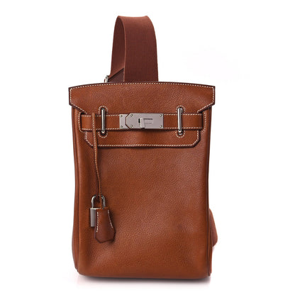 Hermes Barenia Faubourg Hac A Dos PM Backpack Fauve 1 of 8