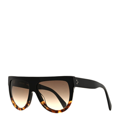 Celine Shadow Sunglasses CL 41026/S Black Havana 1 of 7
