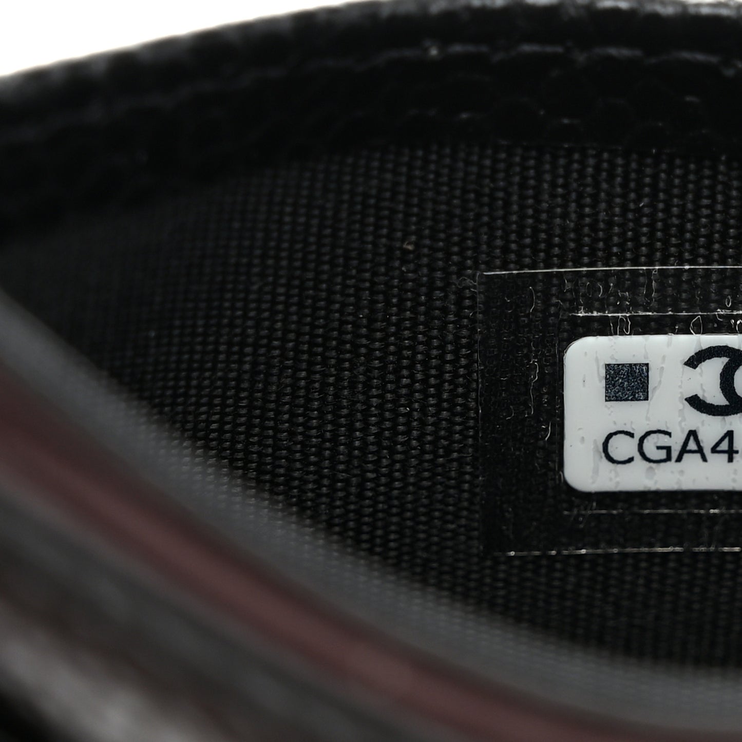 Caviar Quilted Card Holder Black