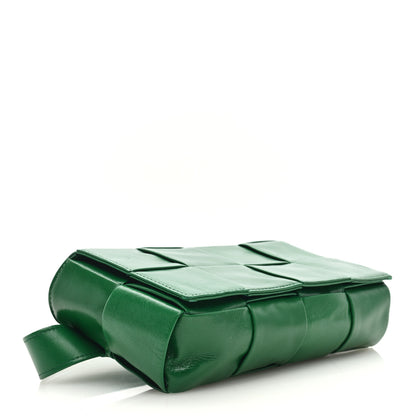 Bottega Veneta Paper Calfskin Intreccio Cassette Belt Bag Parakeet 4 of 9