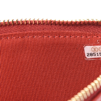 Chanel Caviar Quilted Classic iPhone Pouch Red 9 of 11