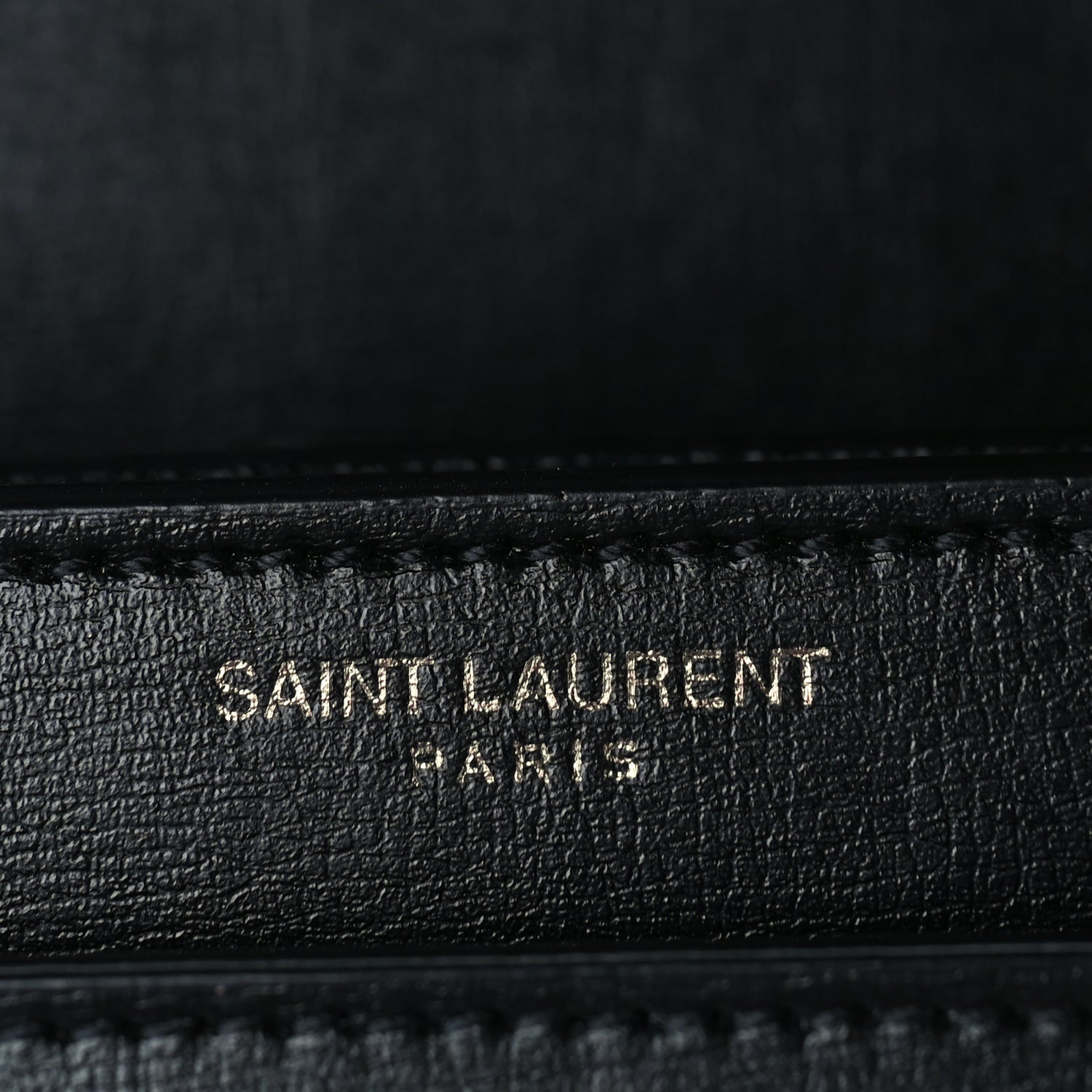 Saint Laurent Calfskin Medium Monogram Monochrome Sunset Black 5 of 8