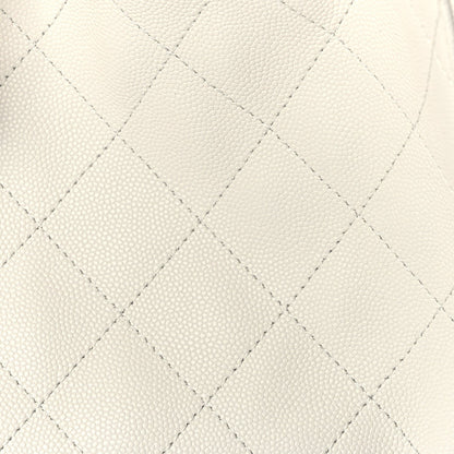 Chanel Caviar Quilted Small  25 Handbag White 7 of 9