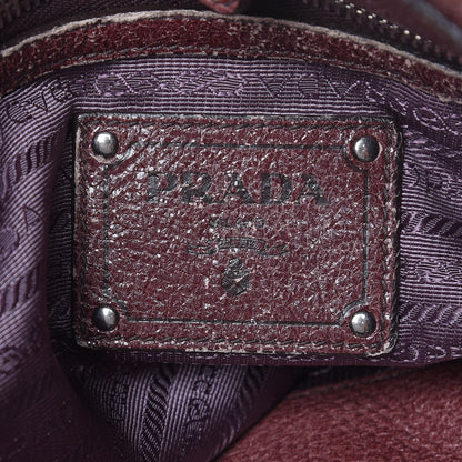 Prada Cervo Lux Chain Shoulder Bag Lampone Sfumato 6 of 18