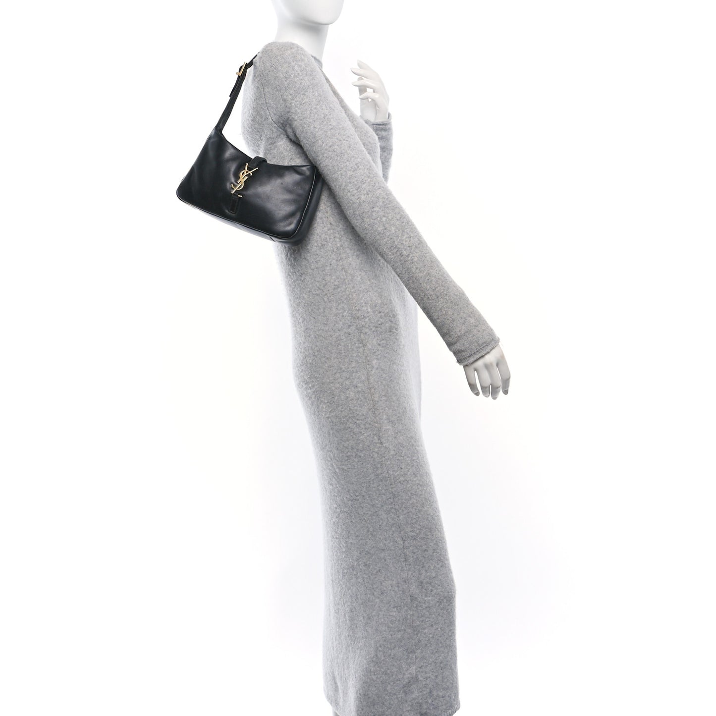 Padded Lambskin Le 5 A 7 Hobo Black