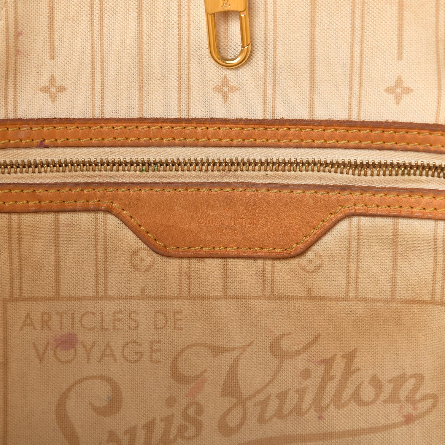 Louis Vuitton Damier Azur Neverfull MM 6 of 17