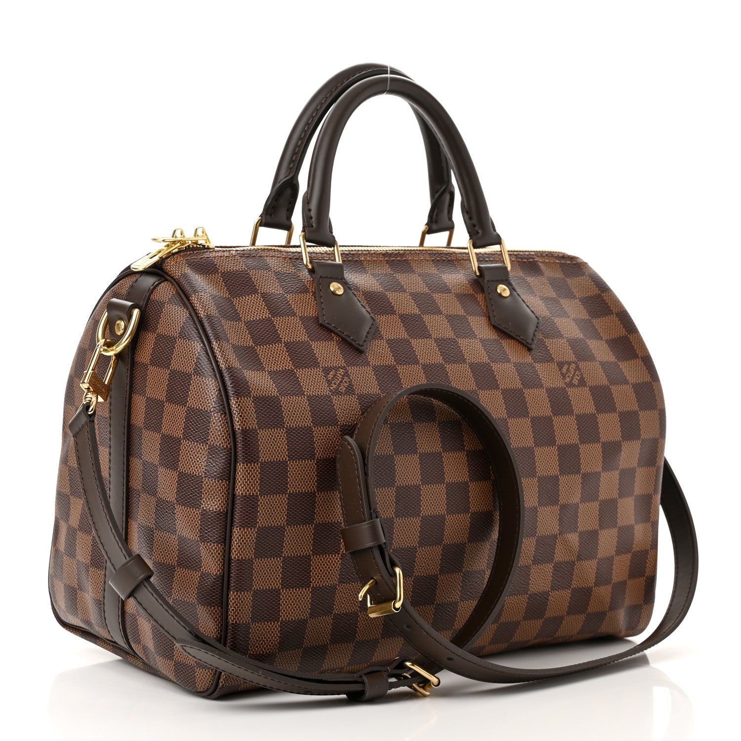 Louis Vuitton Damier Ebene Speedy Bandouliere 30 3 of 11