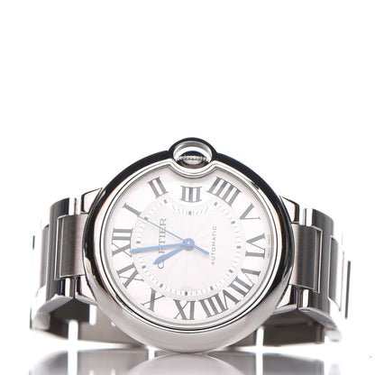 Cartier Stainless Steel 36mm Ballon Bleu De Automatic Watch 3 of 11