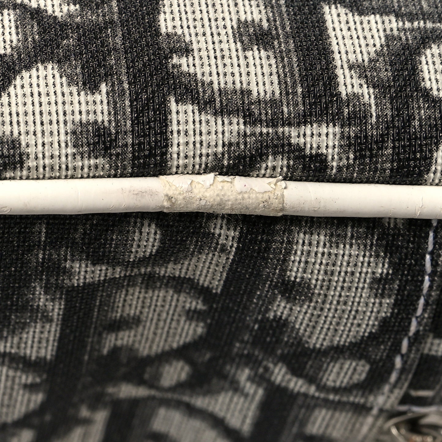 Monogram Vanity Case Black White