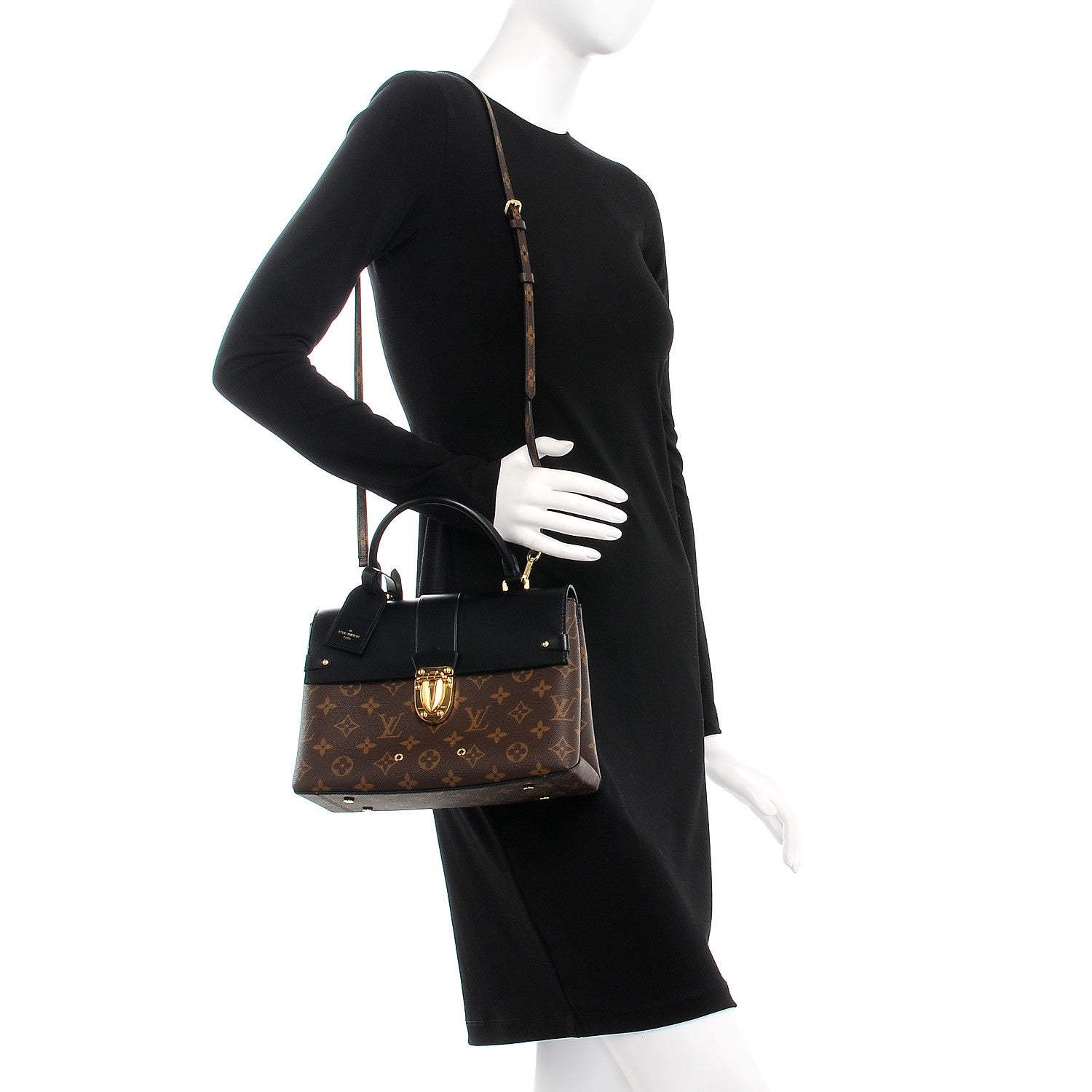 Louis Vuitton Monogram One Handle Flap Bag MM 2 of 9