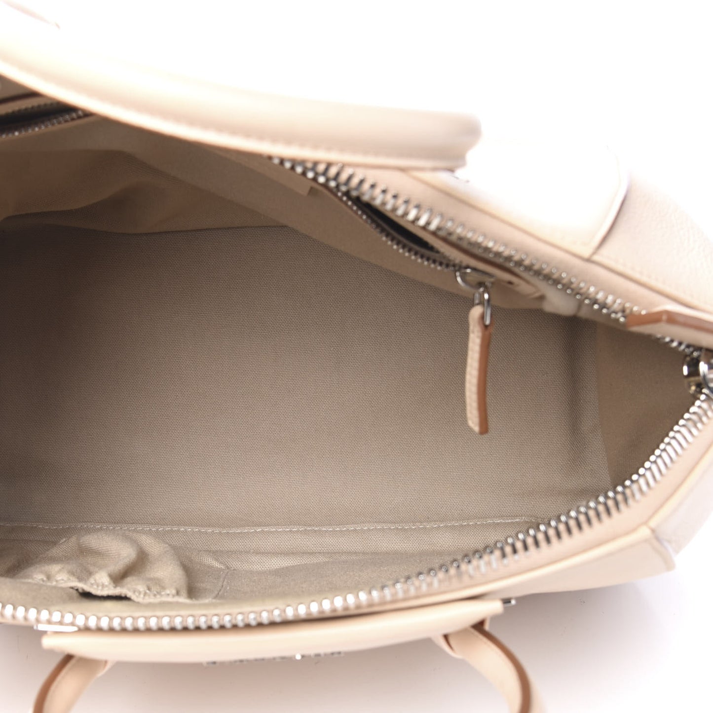 Calfskin Plexiglass Medium Antigona Light Beige