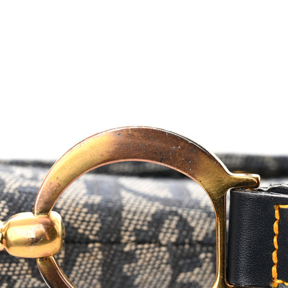 Christian Dior Monogram Saddle Bag Blue 16 of 17