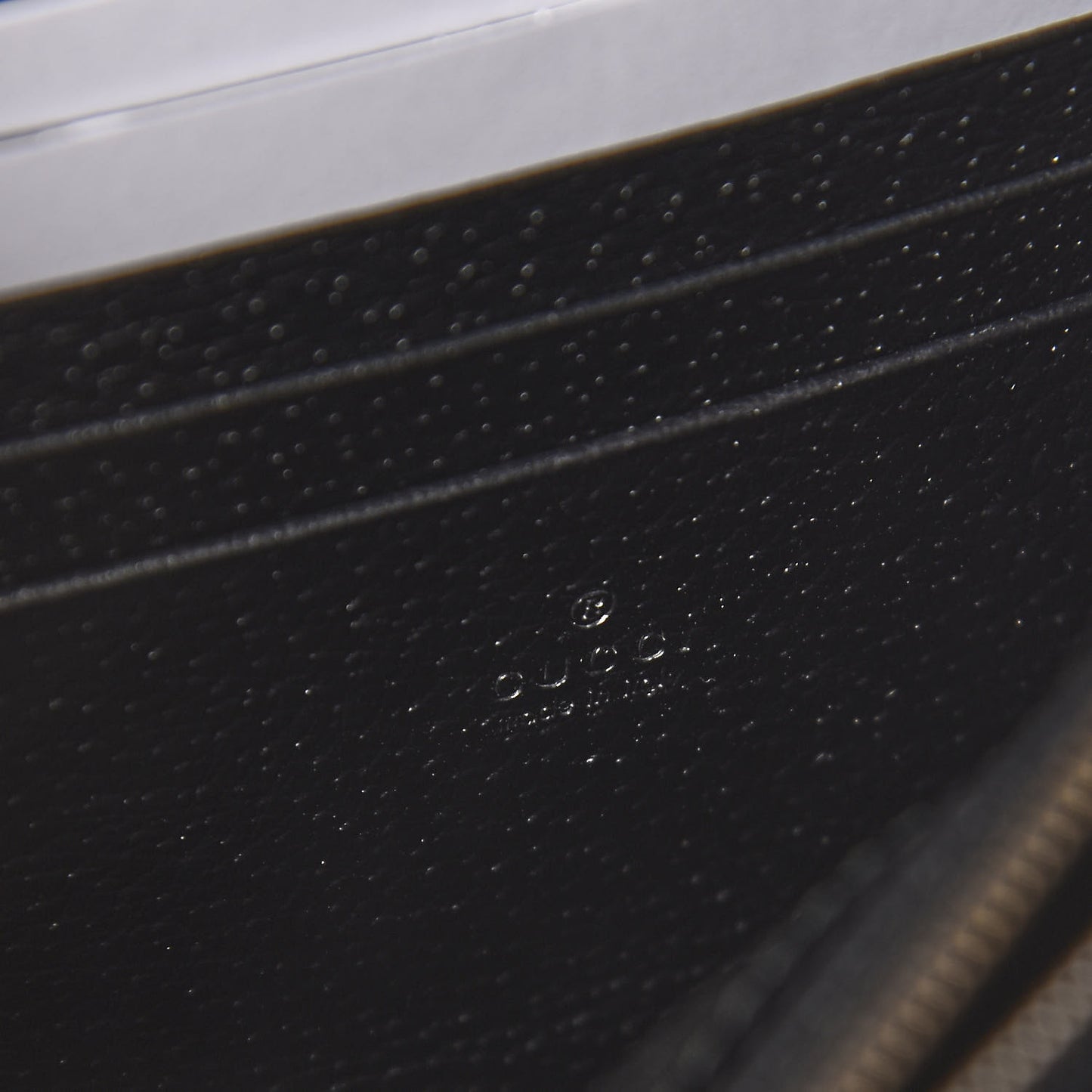 Calfskin Web Mini Dionysus Chain Wallet Black