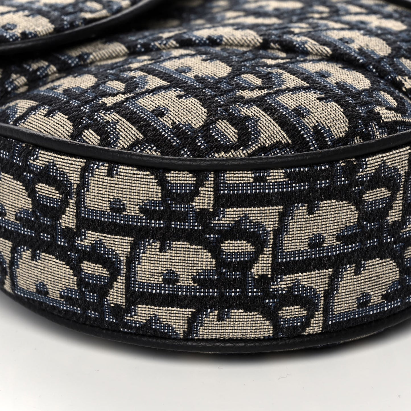 Oblique Mens Saddle Bag Blue