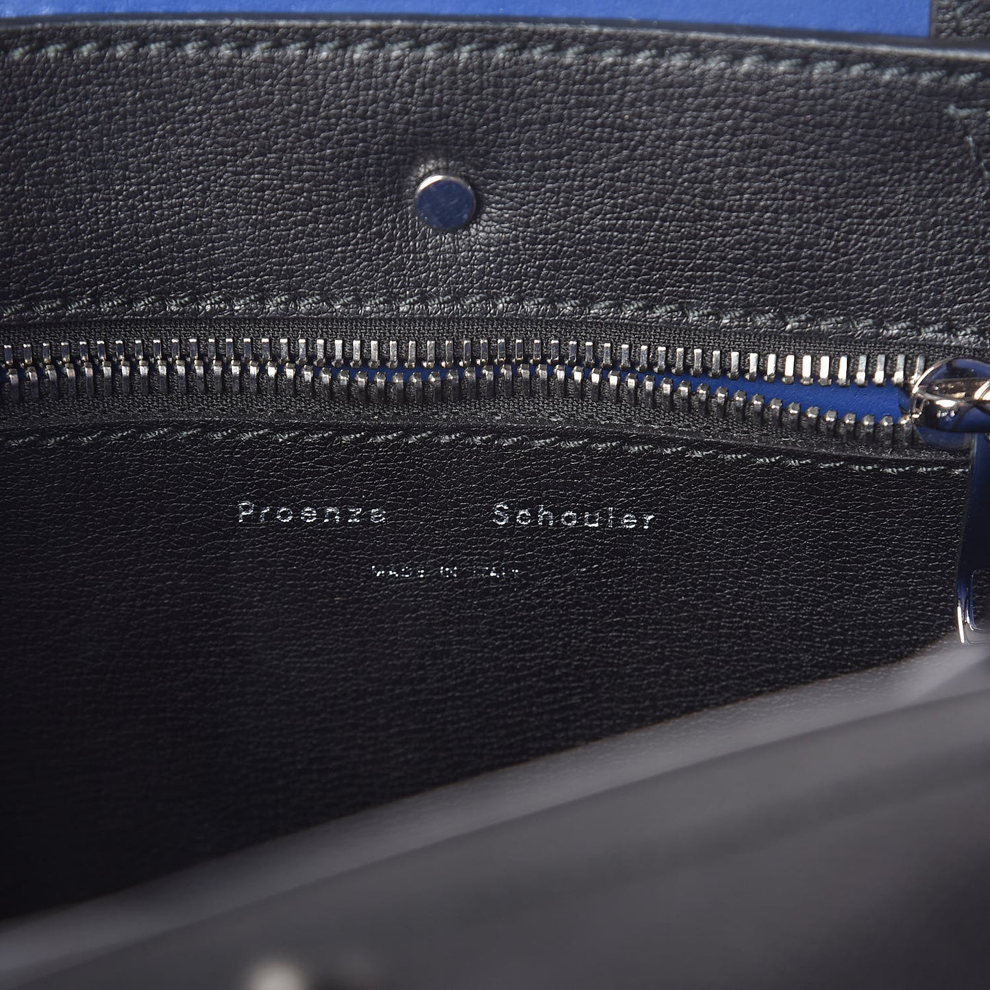 Calfskin Hex Tote Black