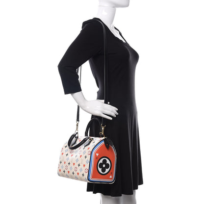 Louis Vuitton Game On Speedy Bandouliere 25 White 2 of 10