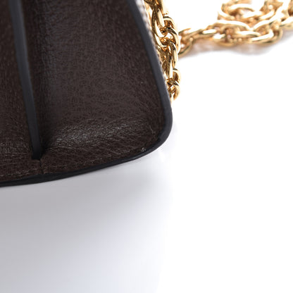 Gucci GG Supreme Monogram Web Medium Ophidia Chain Shoulder Bag Brown 10 of 10