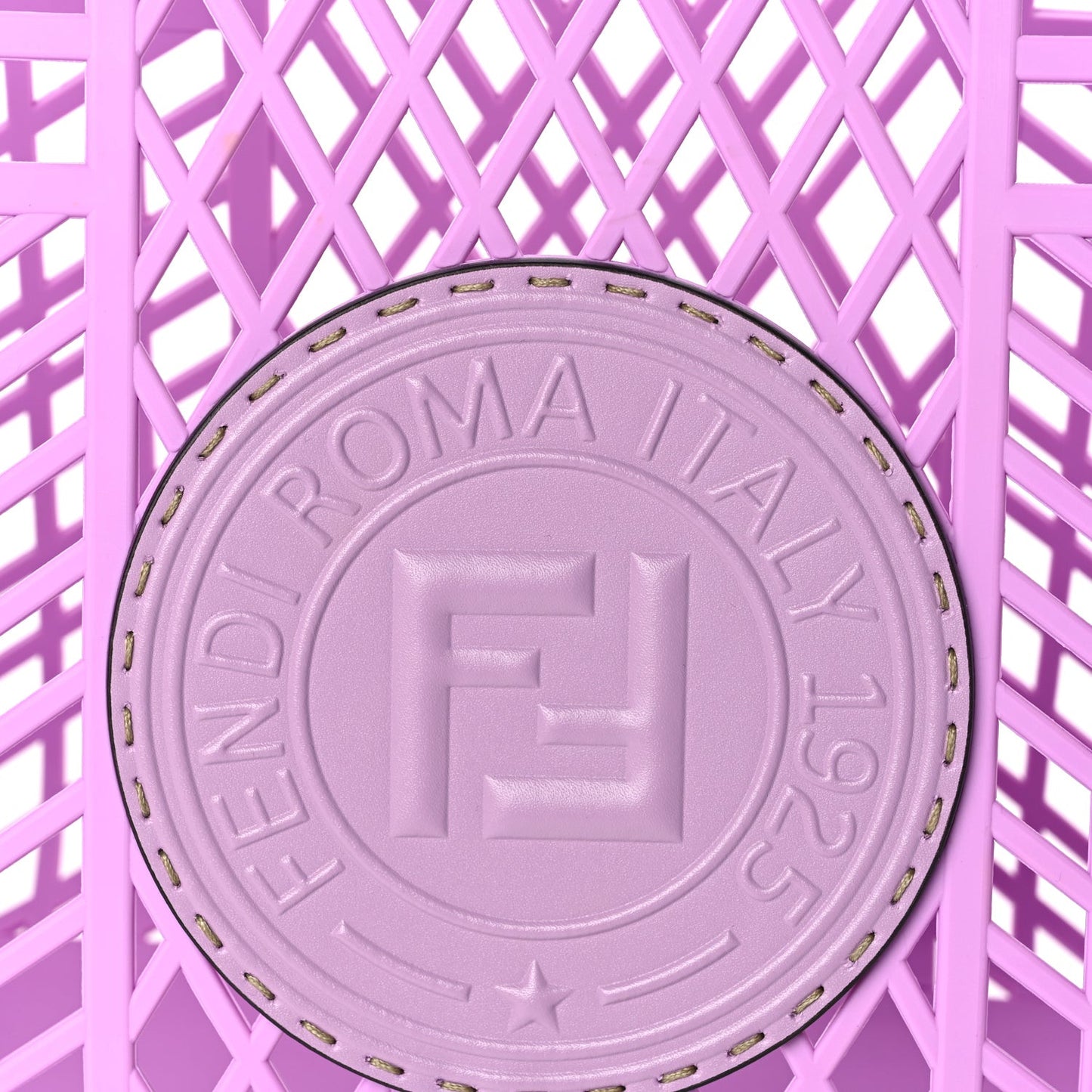 Recycled Plastic Vitello Liberty Matte Medium  Basket Violetta