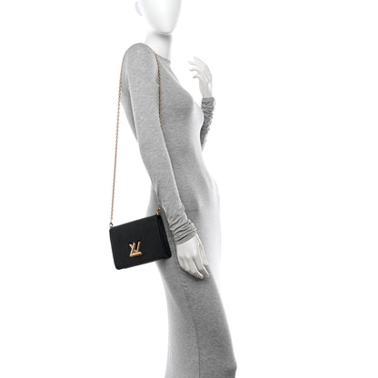 Louis Vuitton Epi Twist Belt Chain Wallet Black 2 of 11