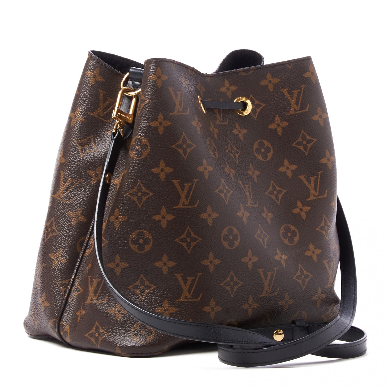 Louis Vuitton Monogram Neonoe MM Black 3 of 9