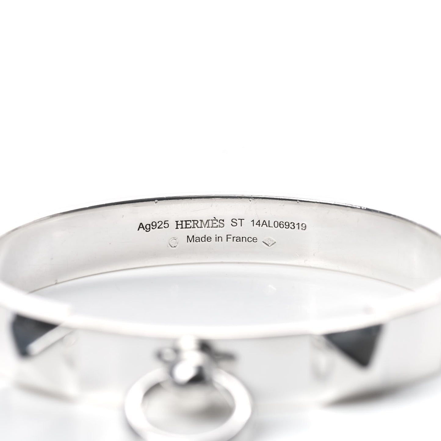 Sterling Silver PM Collier De Chien Bracelet ST