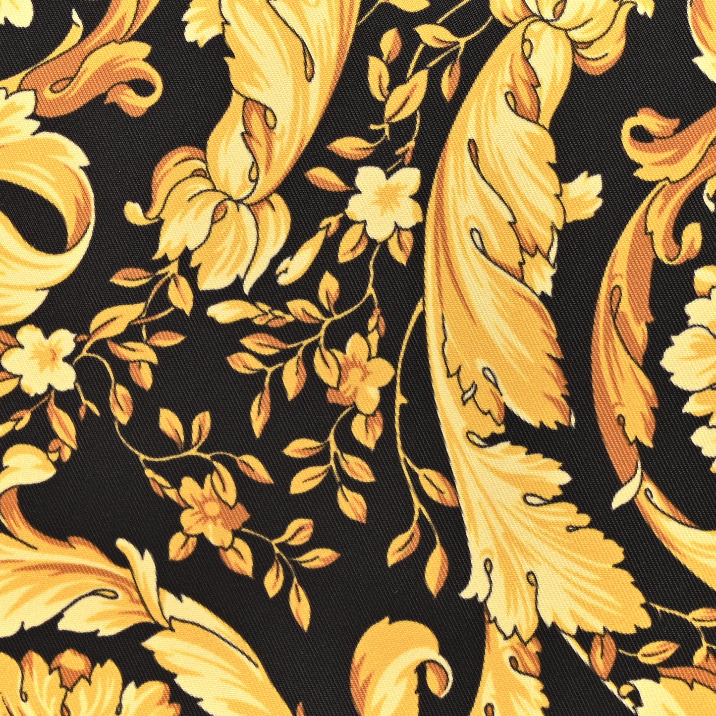 Nylon Baroque Diaper Bag Black