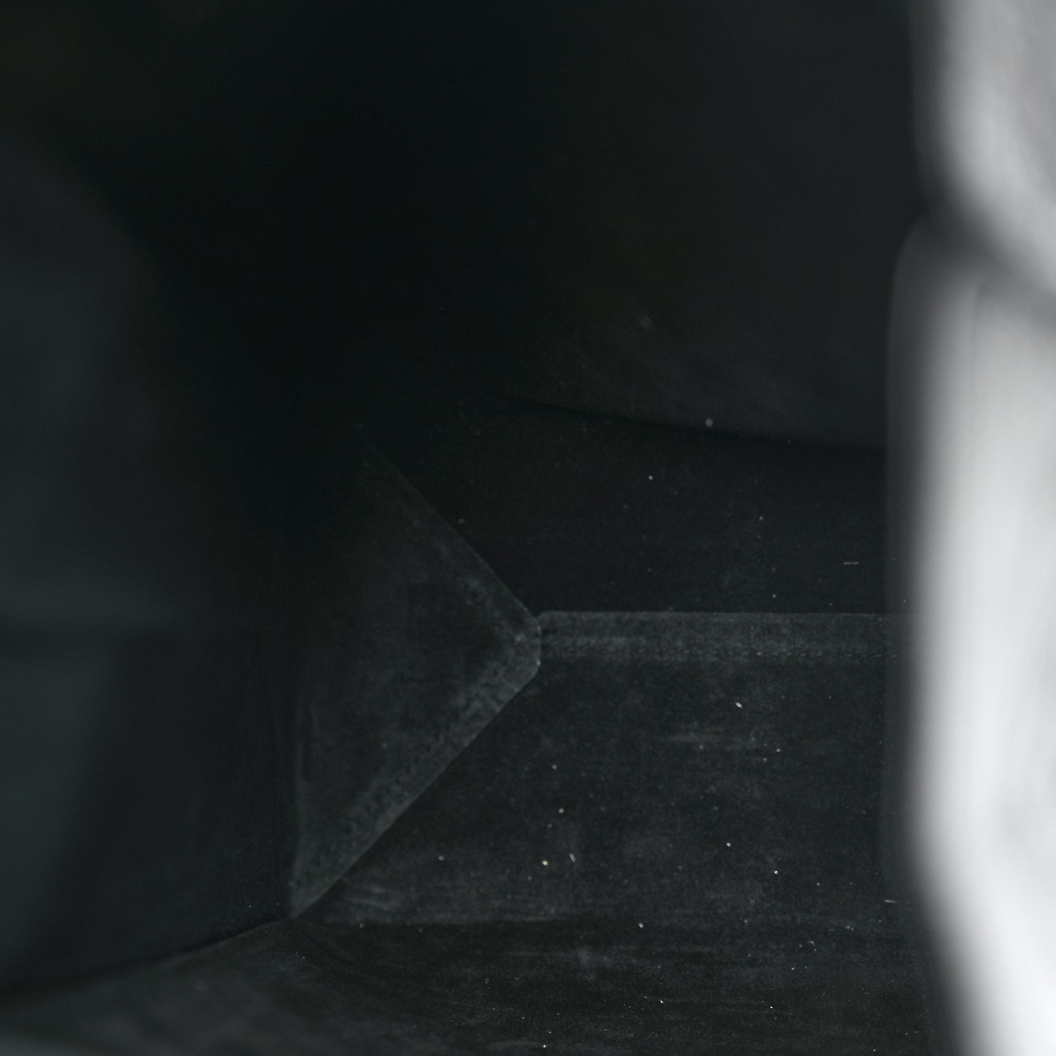 Saint Laurent Calfskin Monogram Deli Paper Bag Vintage Black 4 of 8