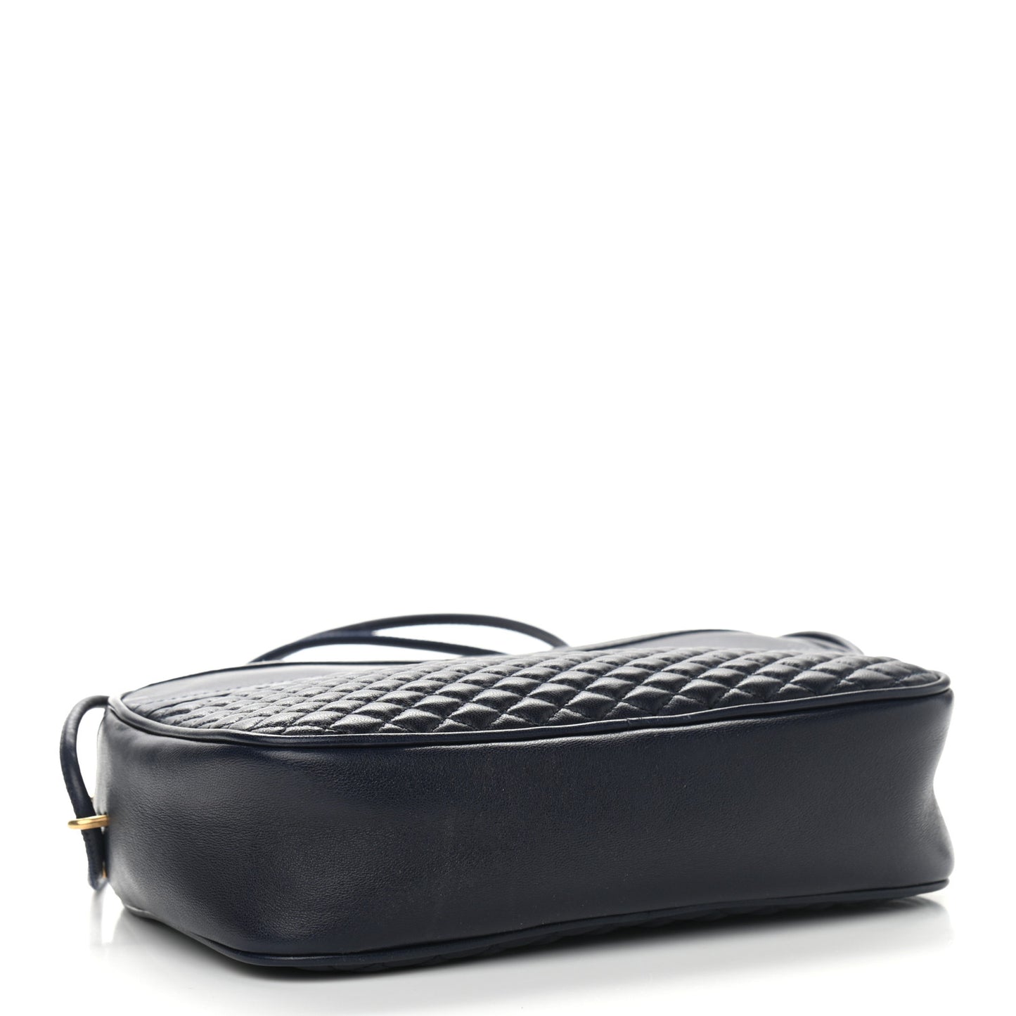 Lambskin Quilted Victoire Camera Bag Deep Marine