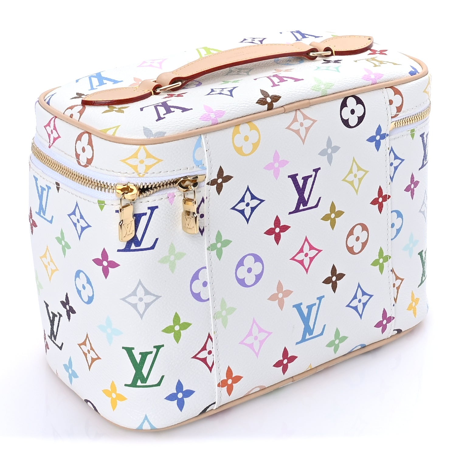 Louis Vuitton LV X TM Monogram Multicolor Nice BB  White 3 of 7