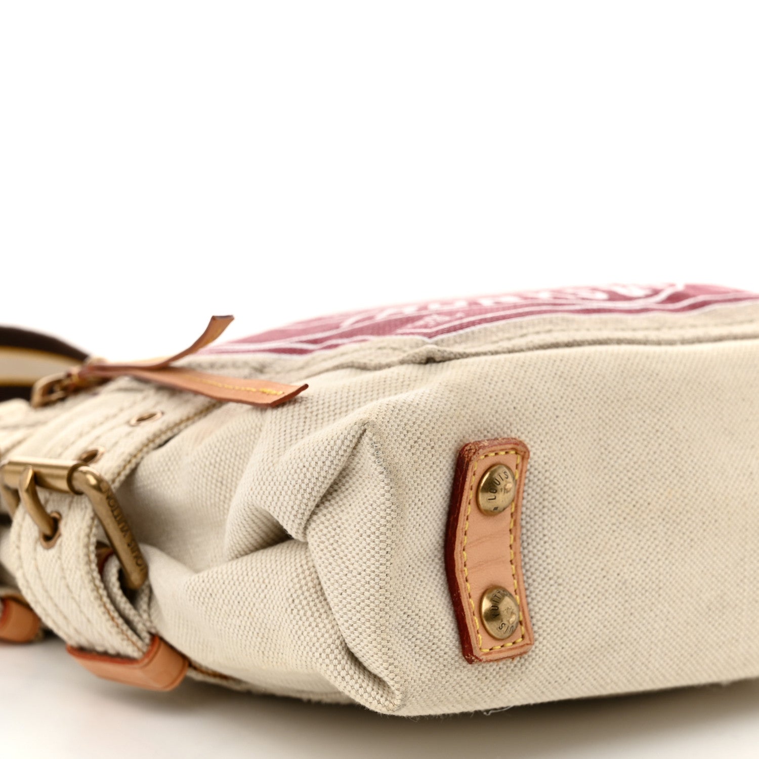 Louis Vuitton Toile Globe Shopper Cabas PM Red 9 of 10