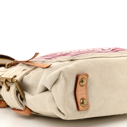 Louis Vuitton Toile Globe Shopper Cabas PM Red 9 of 10