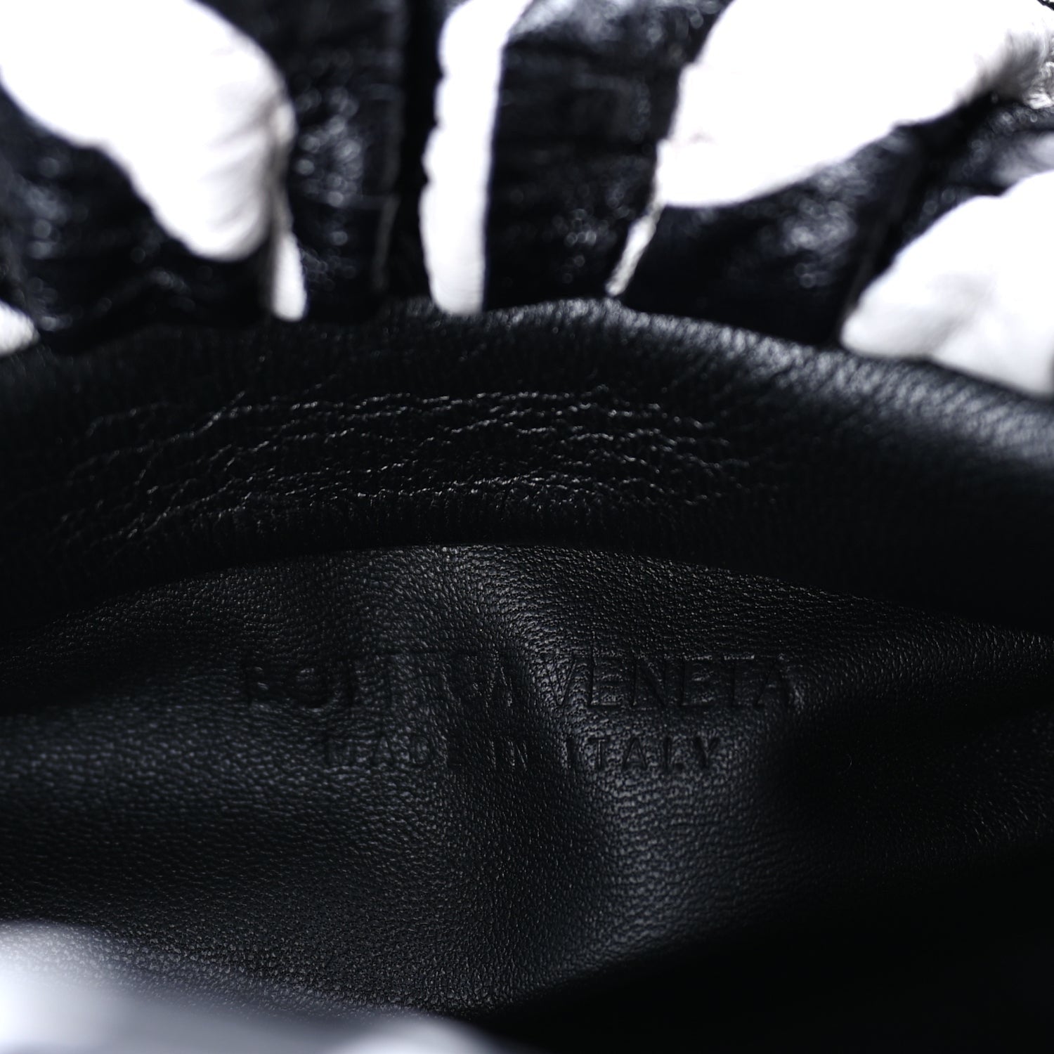 Bottega Veneta Nappa Zebra Print The Pouch Chain  White Black 5 of 7