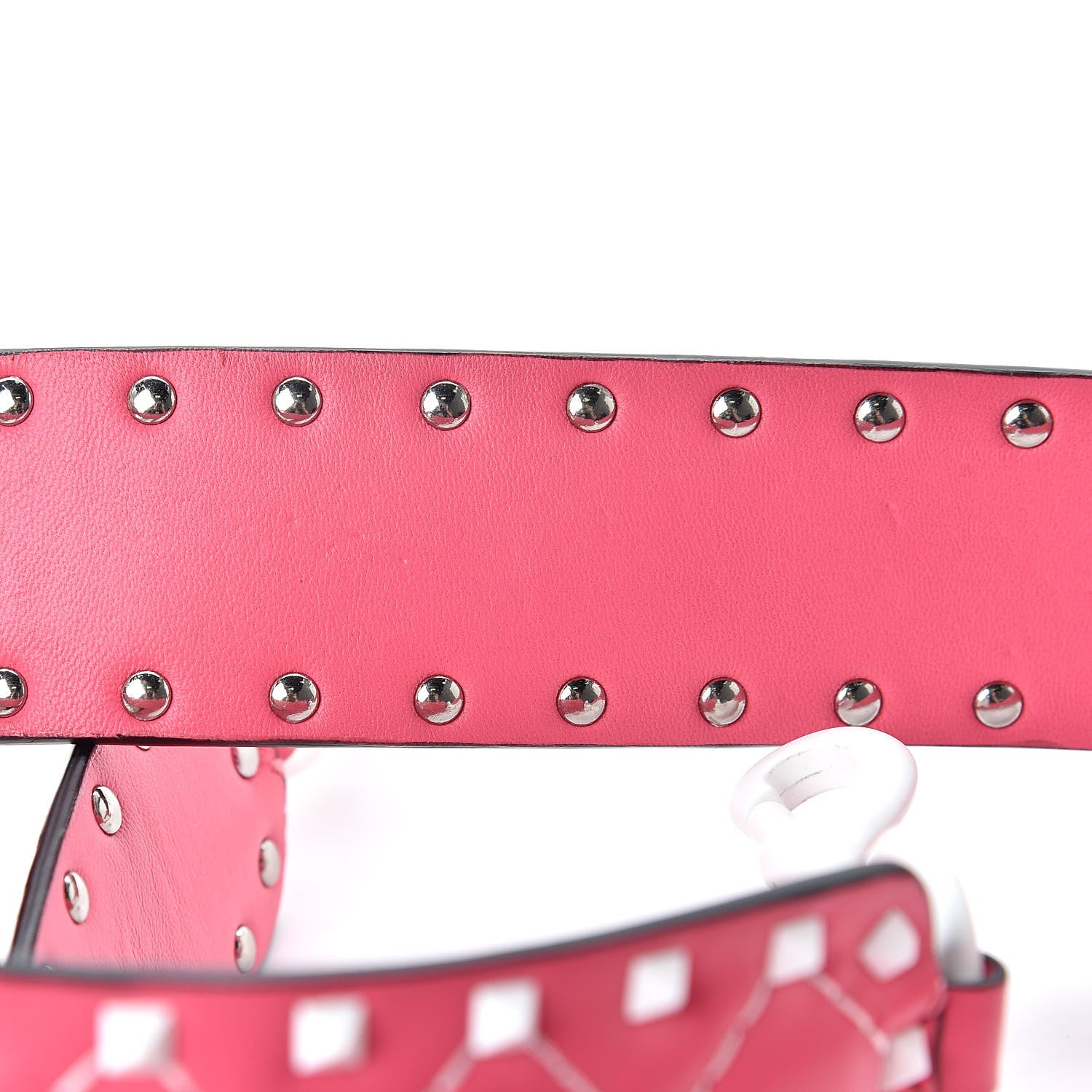 Valentino Garavani Lambskin Free Rockstud Spike Shoulder Strap Shadow Pink 4 of 4