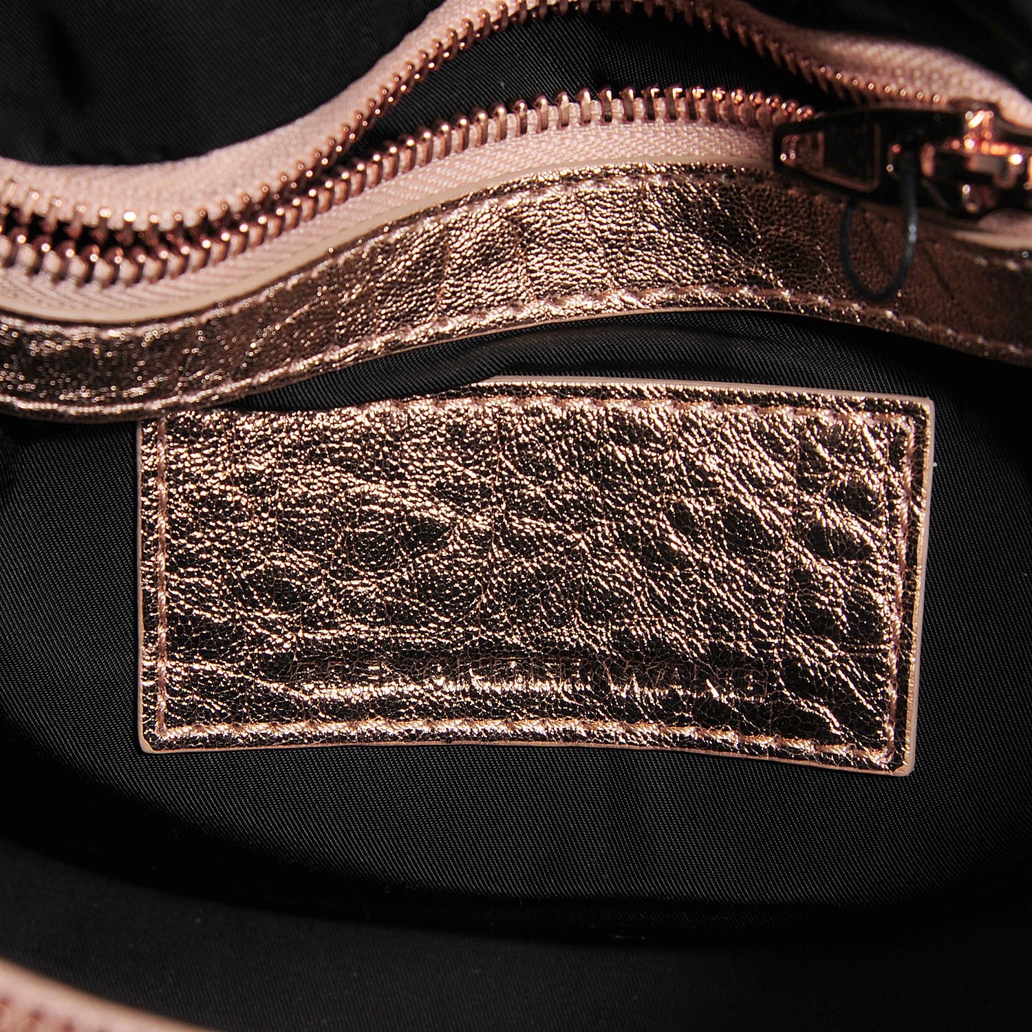 Alexander Wang Pebbled Lambskin Rockie Metallic Rose Gold 6 of 7