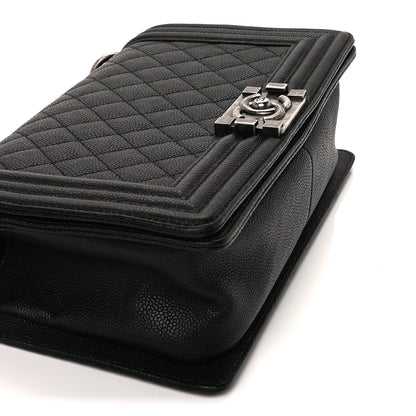 Chanel Caviar Quilted Medium Boy Flap  Black 8 of 8