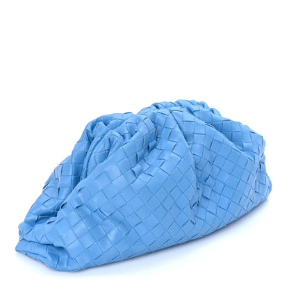 Bottega Veneta Nappa Maxi Intrecciato The Pouch Oversized Clutch  Swimming Pool 4 of 7
