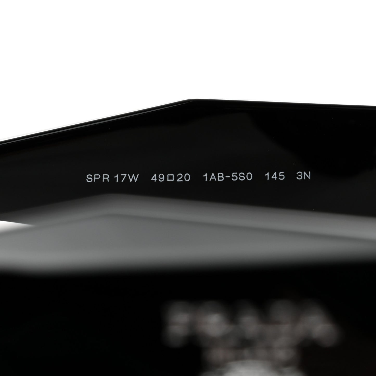 Acetate Symbole Sunglasses SPR 17W Black