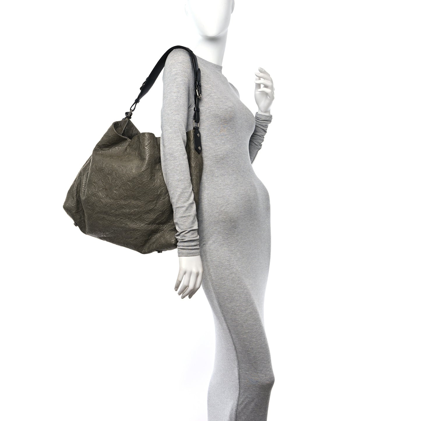 Monogram Lambskin Antheia Hobo GM Olive