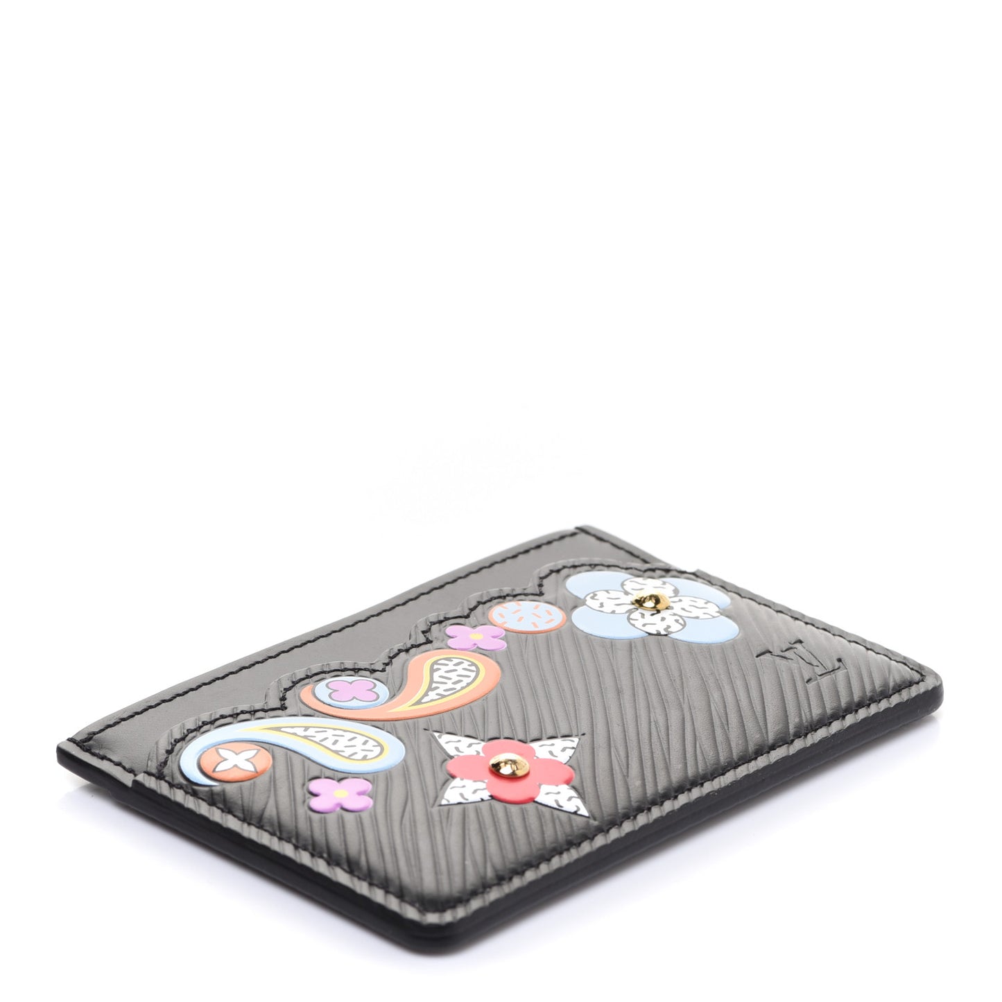 Epi Flower Remix Card Holder Black