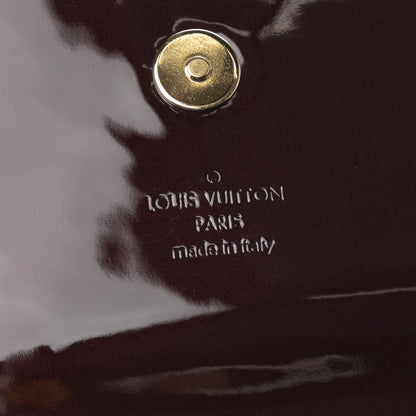 Louis Vuitton Patent Sobe Clutch Amarante 6 of 11