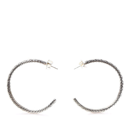 John Hardy Classic Chain Kepang Hoop Earrings 3 of 6