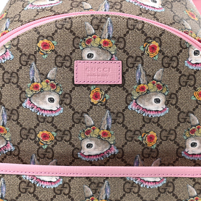 Gucci X YUKO HIGUCHI GG Supreme Monogram Childrens Backpack Pink 8 of 10