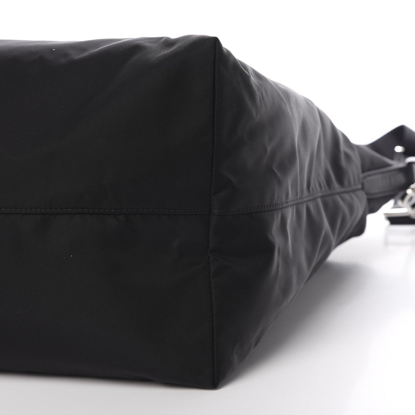 Tessuto Nylon Character Shopping Tote Black