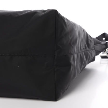 Prada Tessuto Nylon Character Shopping Tote Black 10 of 11