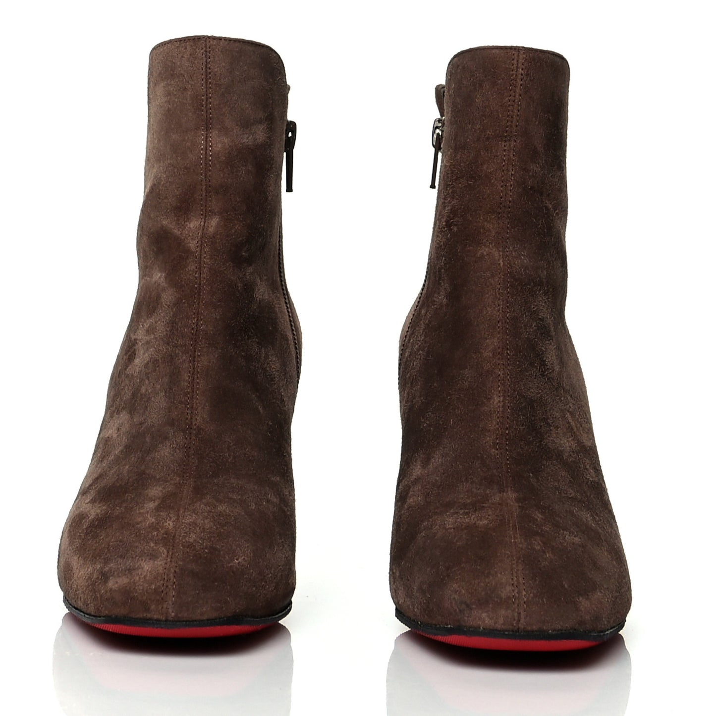 Suede Ankle Boots 38 Brown
