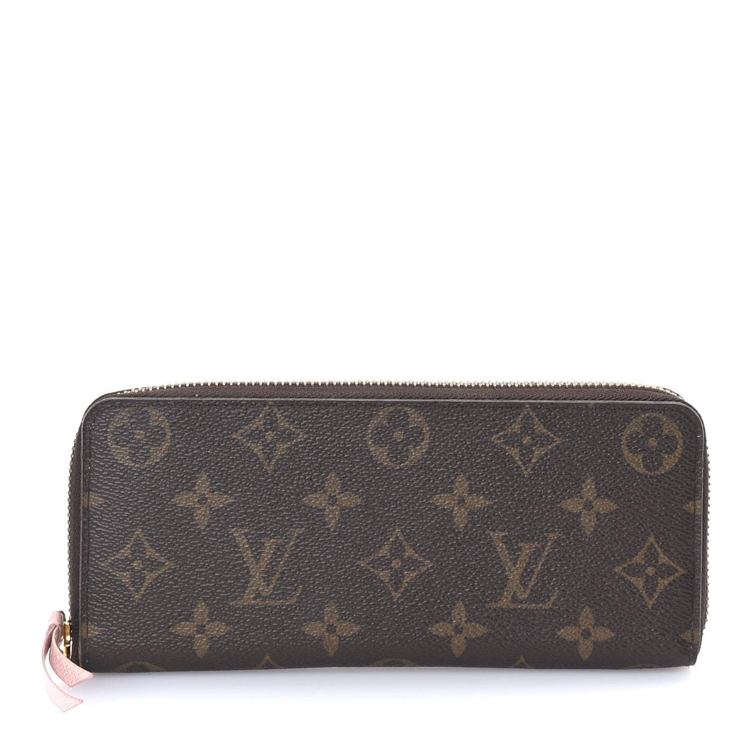 Louis Vuitton Monogram Clemence Wallet Rose Ballerine 1 of 7